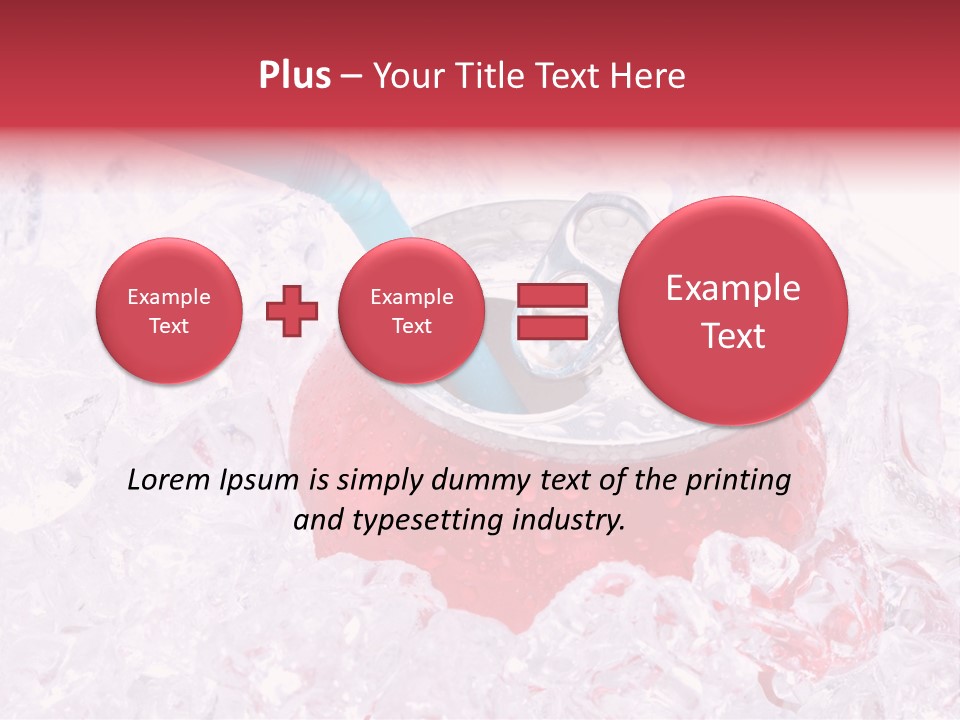 Beverage Droplets Close Up PowerPoint Template