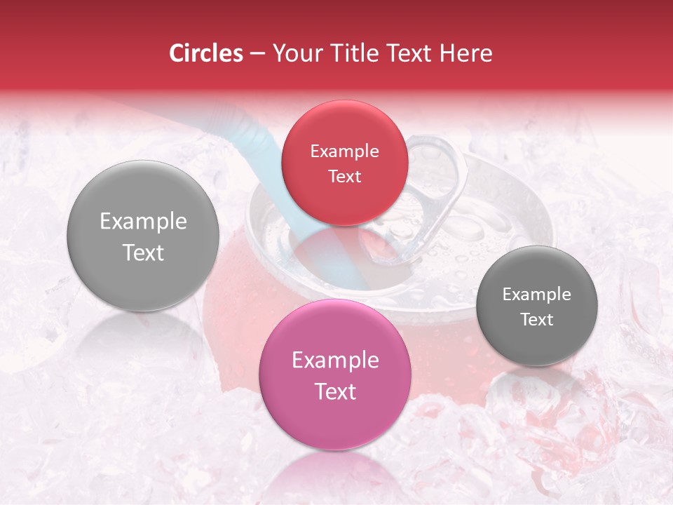 Beverage Droplets Close Up PowerPoint Template