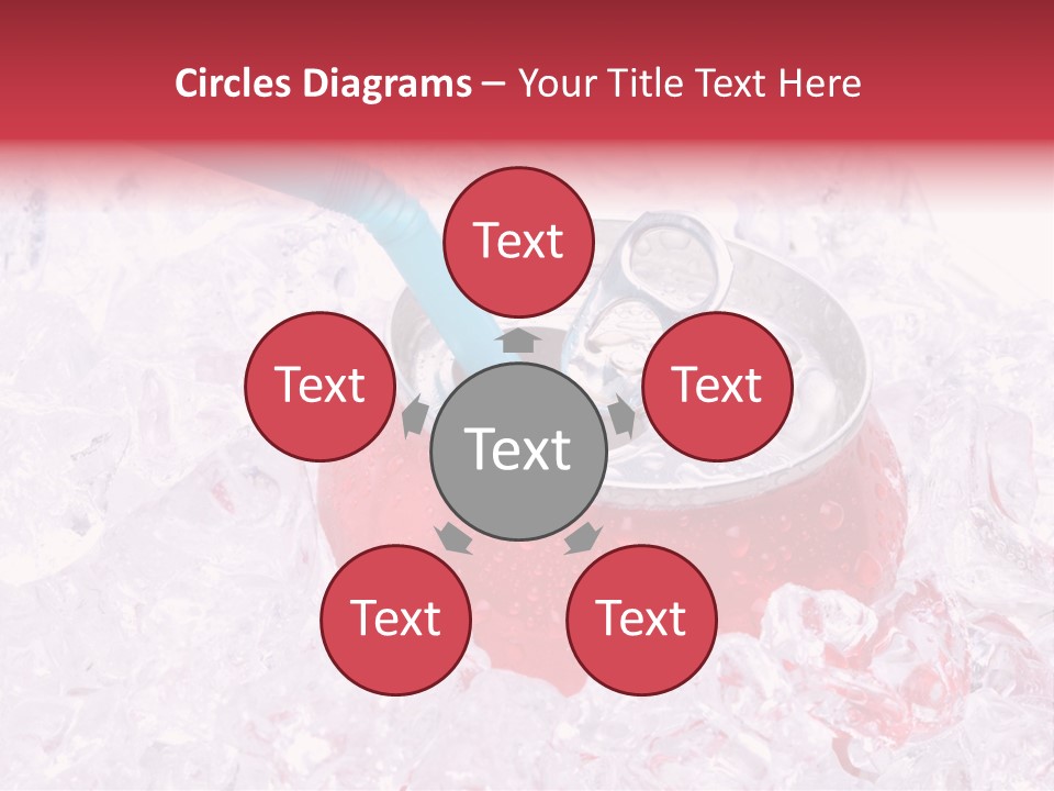 Beverage Droplets Close Up PowerPoint Template