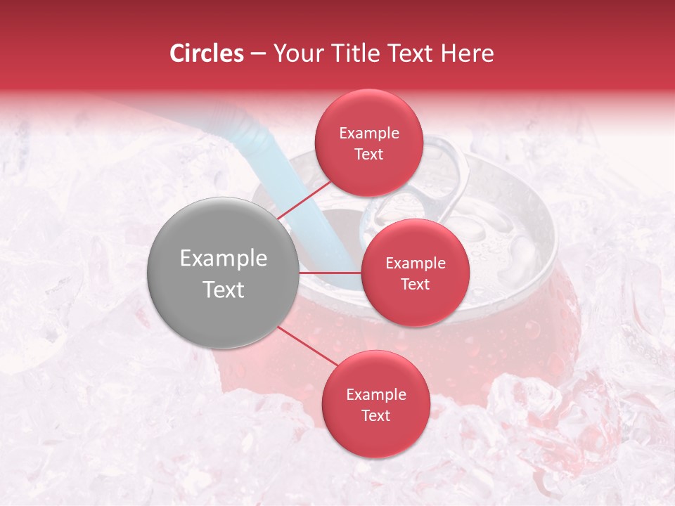 Beverage Droplets Close Up PowerPoint Template