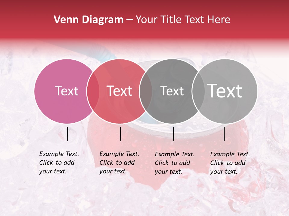 Beverage Droplets Close Up PowerPoint Template