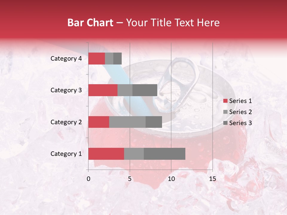Beverage Droplets Close Up PowerPoint Template