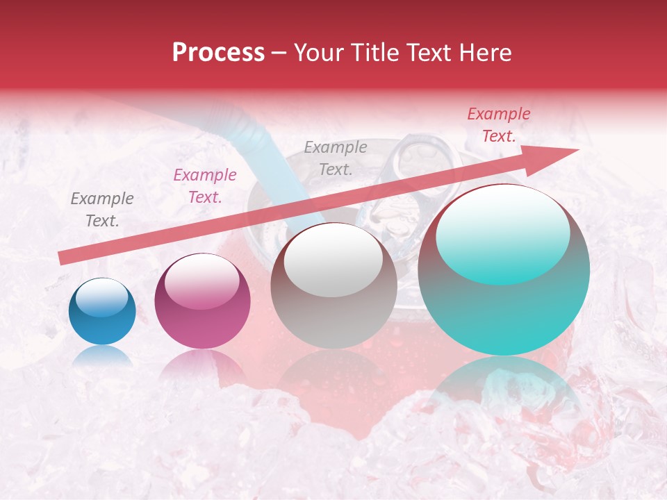 Beverage Droplets Close Up PowerPoint Template