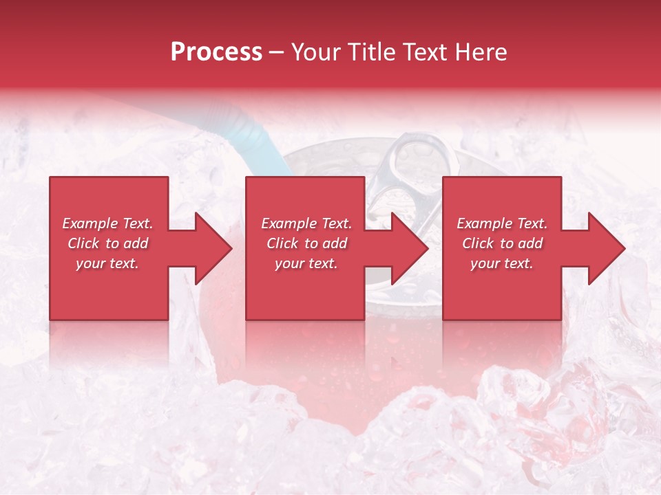 Beverage Droplets Close Up PowerPoint Template