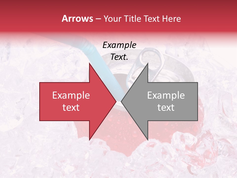 Beverage Droplets Close Up PowerPoint Template