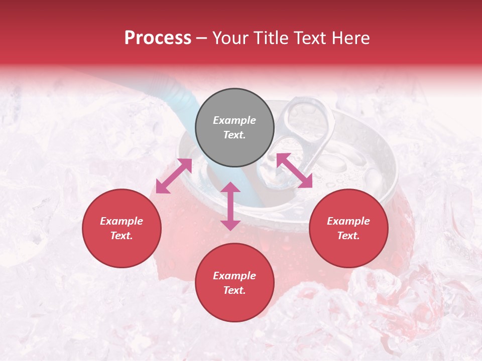 Beverage Droplets Close Up PowerPoint Template