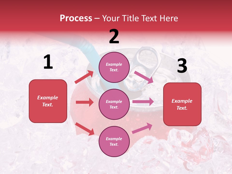 Beverage Droplets Close Up PowerPoint Template