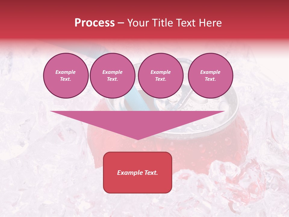 Beverage Droplets Close Up PowerPoint Template