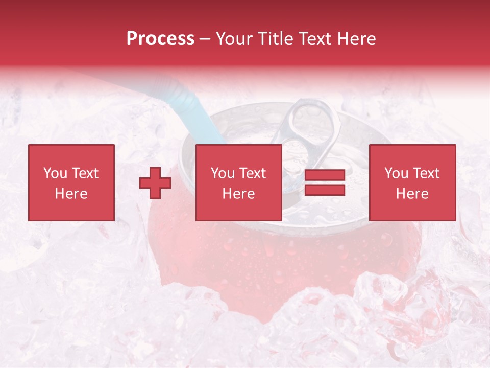 Beverage Droplets Close Up PowerPoint Template