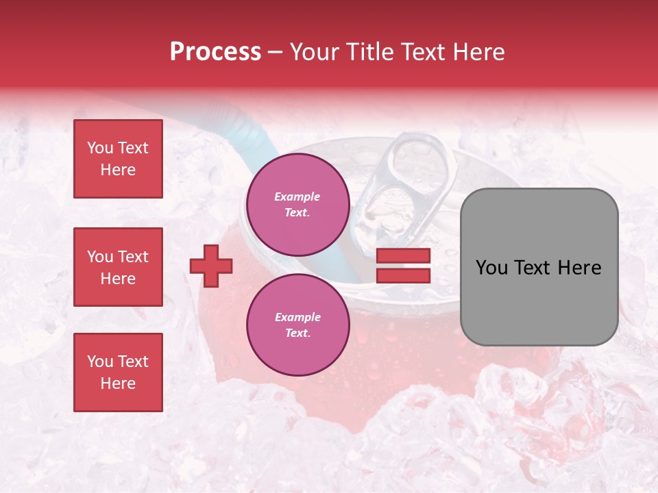 Beverage Droplets Close Up PowerPoint Template