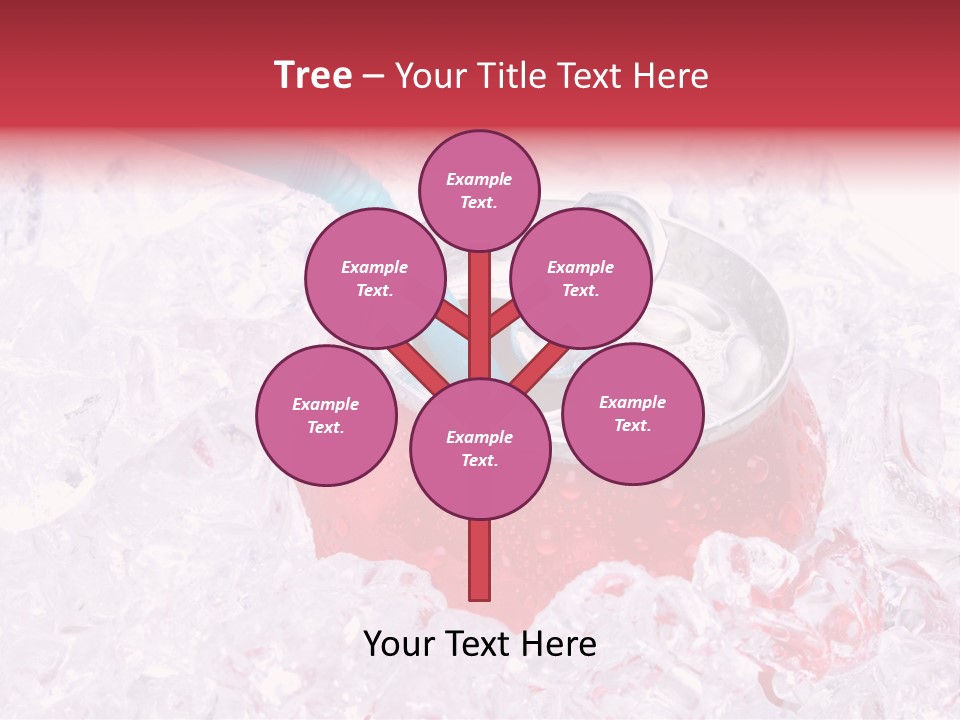 Beverage Droplets Close Up PowerPoint Template