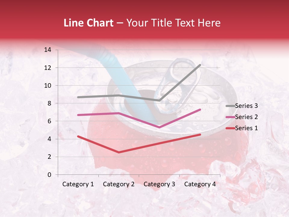 Beverage Droplets Close Up PowerPoint Template