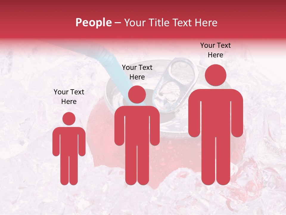 Beverage Droplets Close Up PowerPoint Template