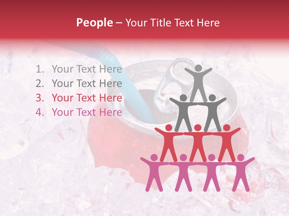 Beverage Droplets Close Up PowerPoint Template