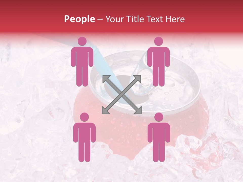 Beverage Droplets Close Up PowerPoint Template