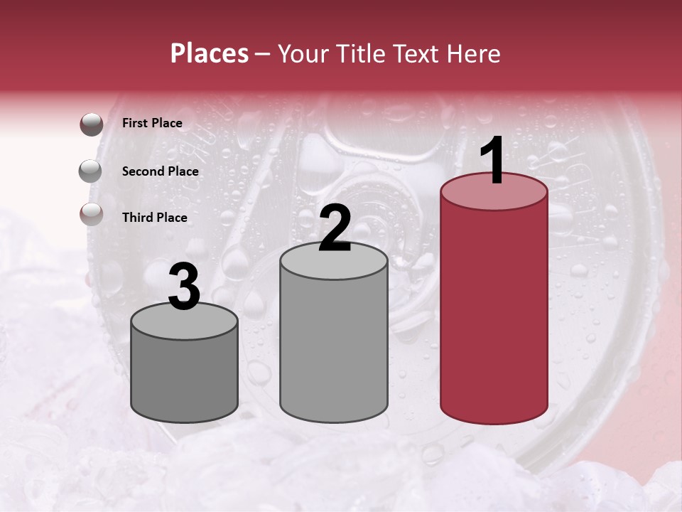 Can White Droplets PowerPoint Template