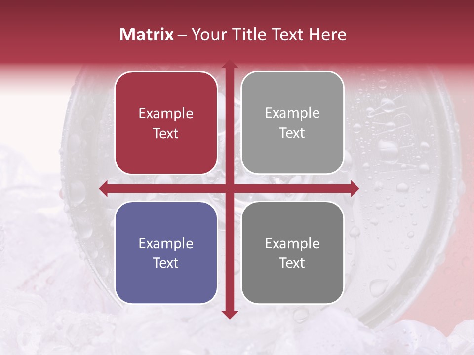 Can White Droplets PowerPoint Template