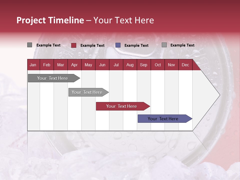 Can White Droplets PowerPoint Template