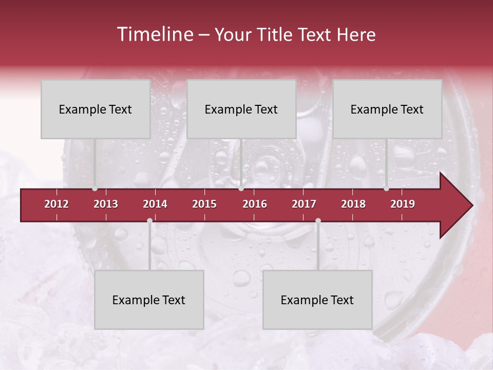 Can White Droplets PowerPoint Template
