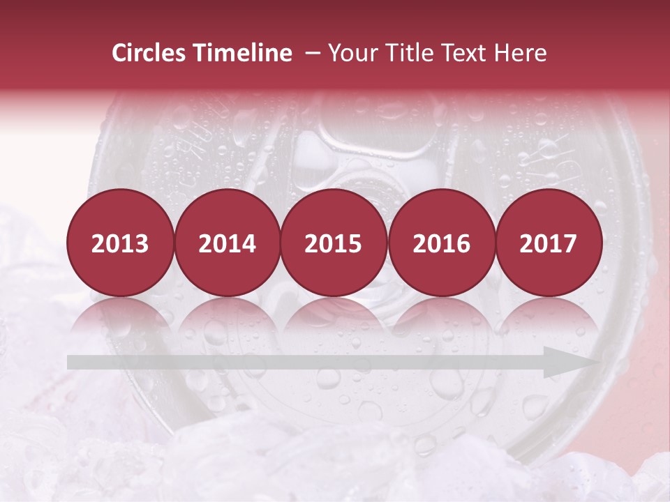 Can White Droplets PowerPoint Template