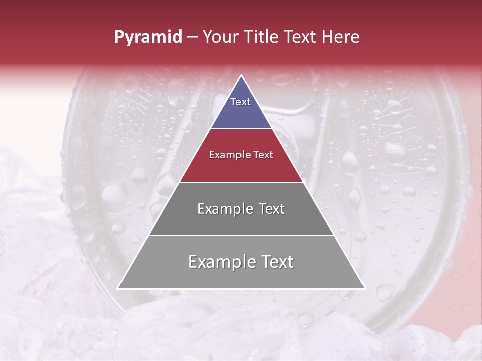 Can White Droplets PowerPoint Template