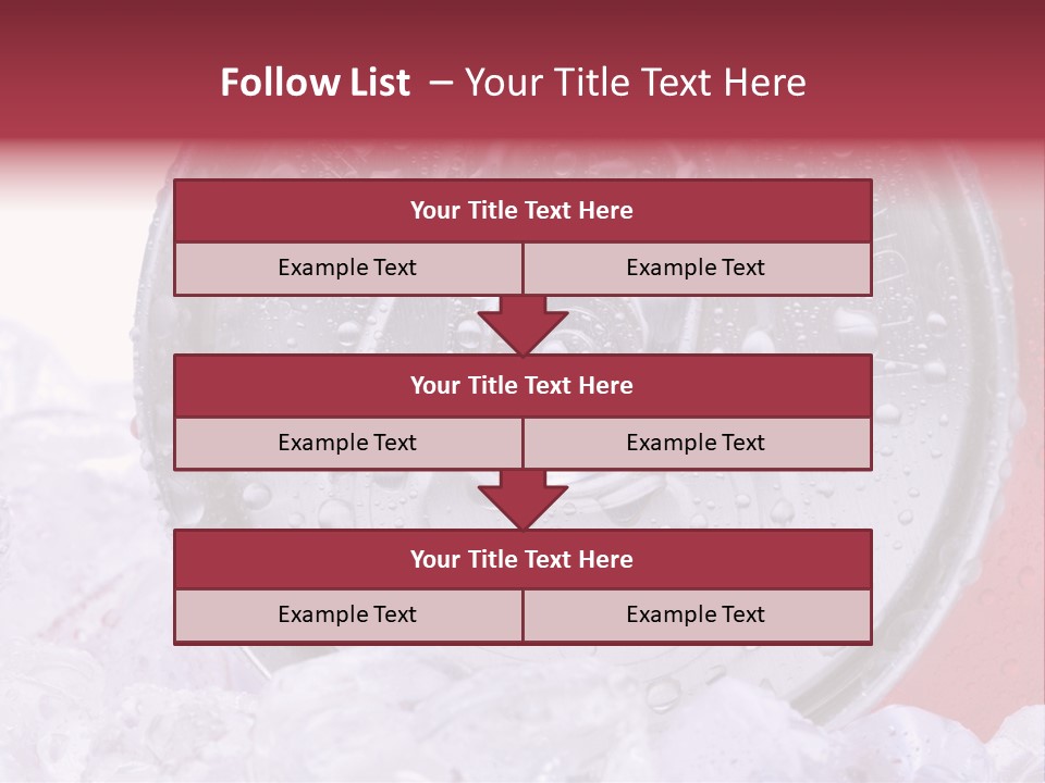 Can White Droplets PowerPoint Template