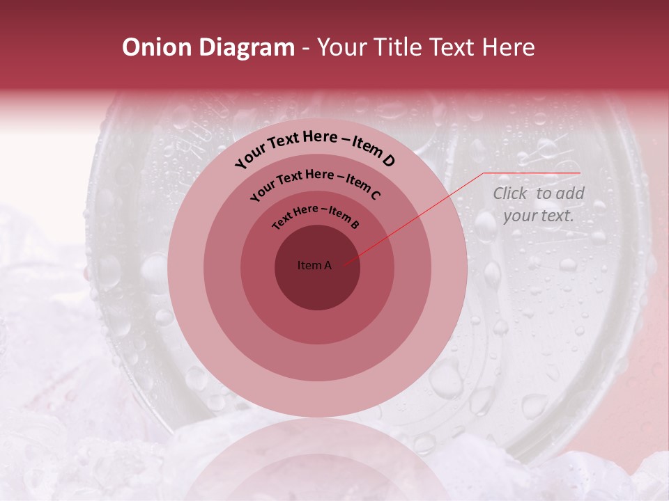 Can White Droplets PowerPoint Template