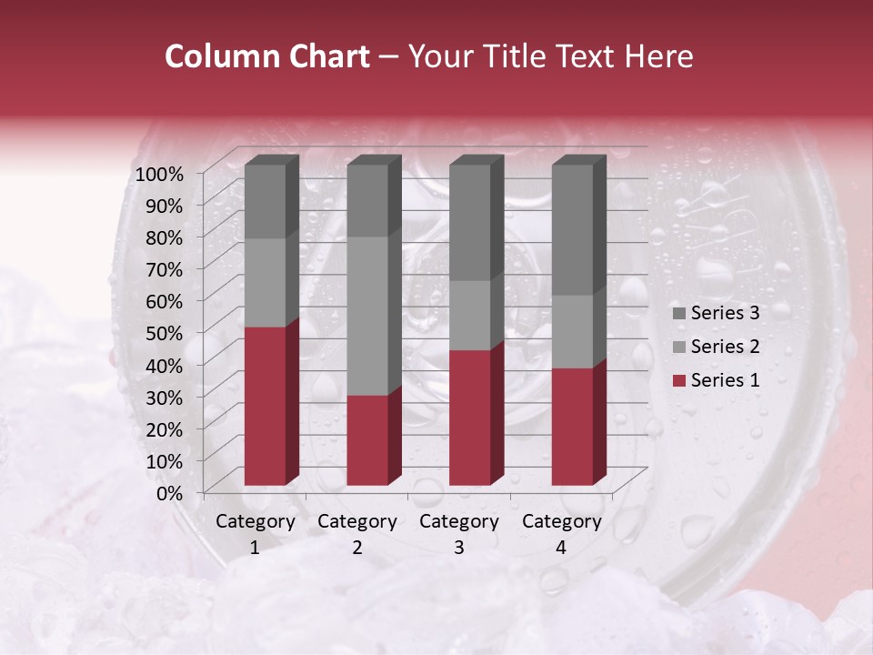 Can White Droplets PowerPoint Template