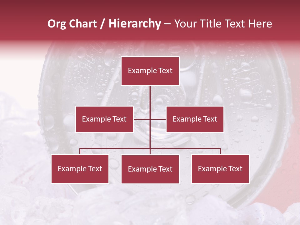 Can White Droplets PowerPoint Template