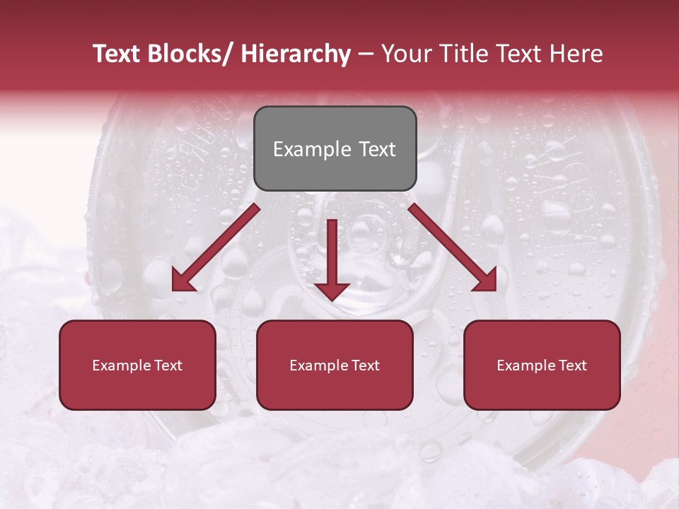 Can White Droplets PowerPoint Template