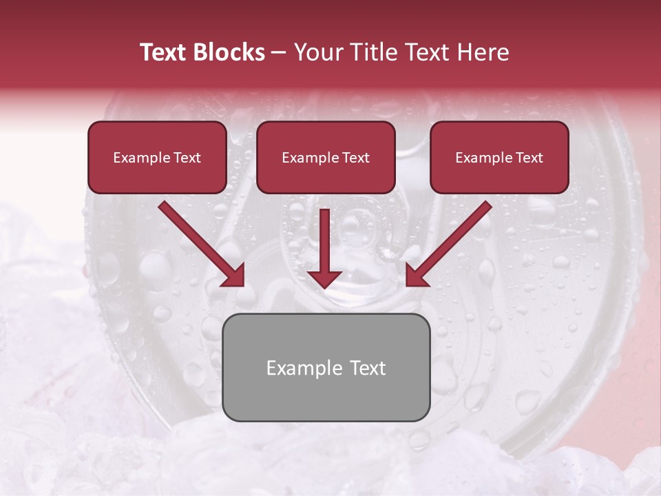 Can White Droplets PowerPoint Template