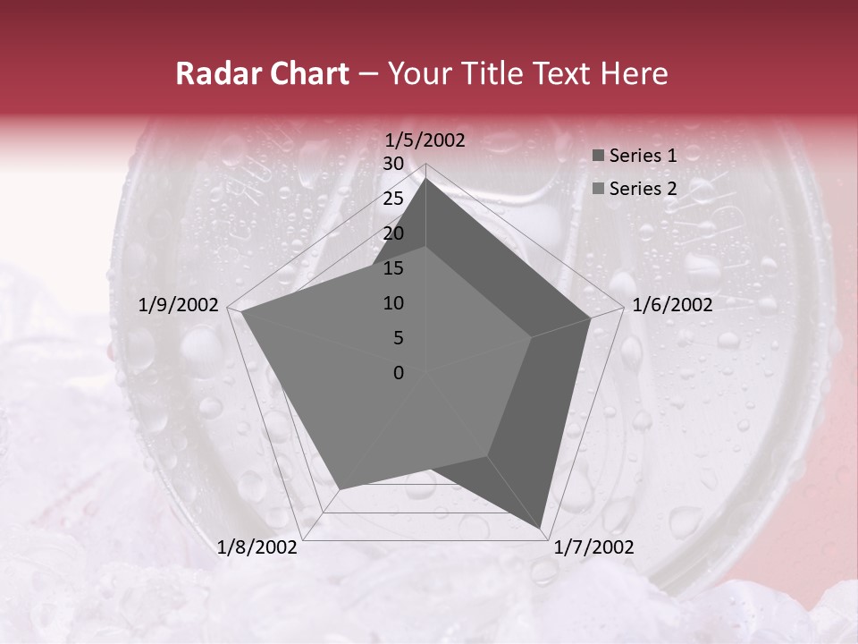 Can White Droplets PowerPoint Template