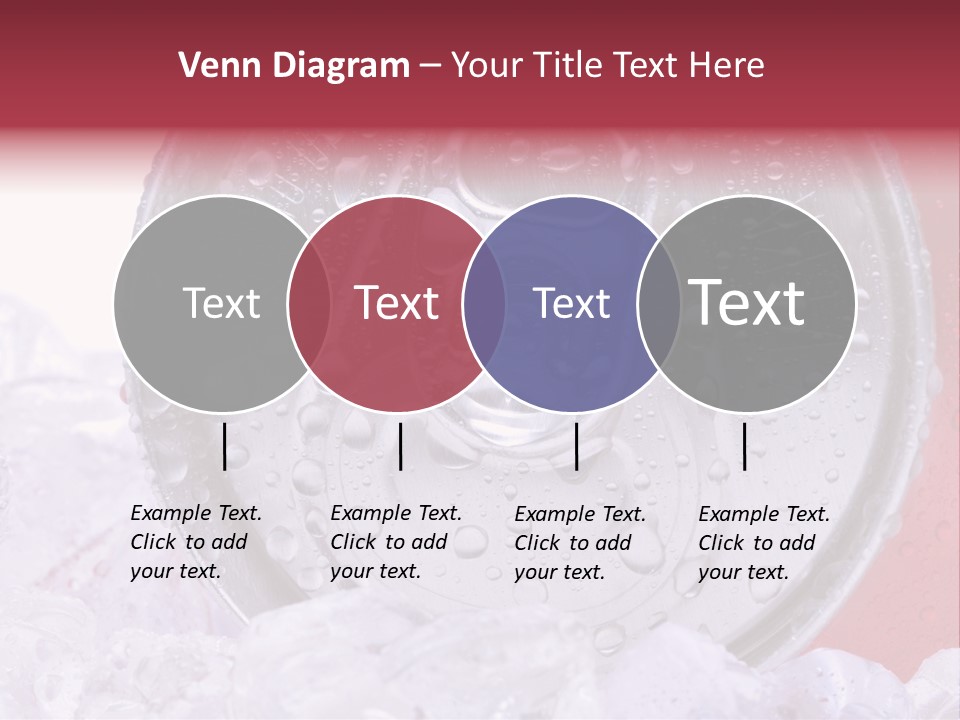 Can White Droplets PowerPoint Template