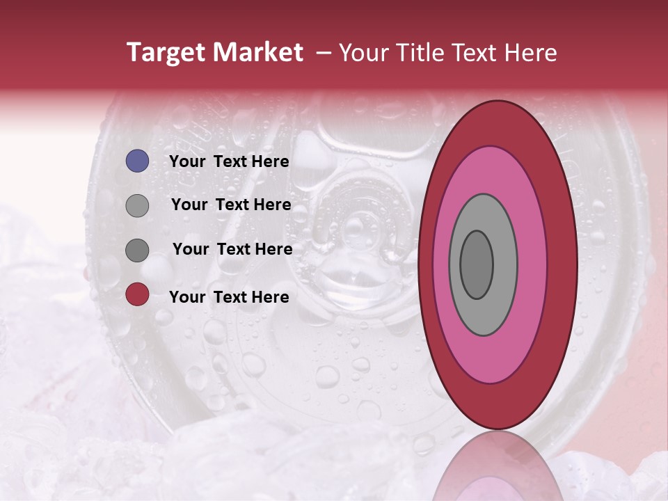 Can White Droplets PowerPoint Template