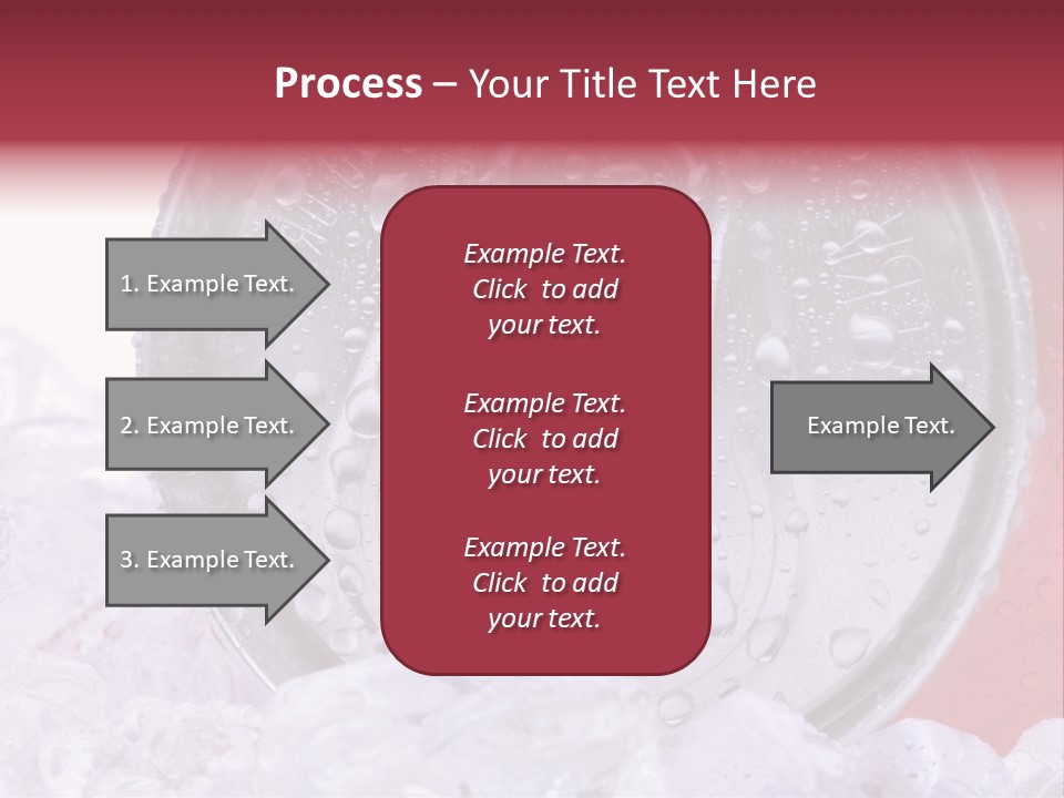 Can White Droplets PowerPoint Template