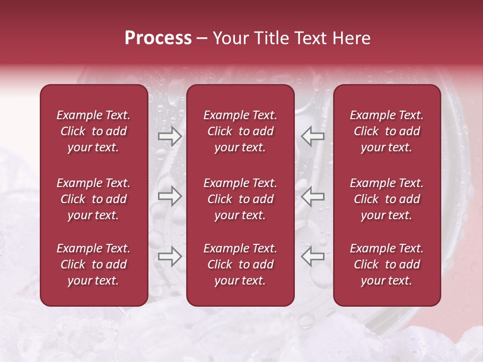 Can White Droplets PowerPoint Template