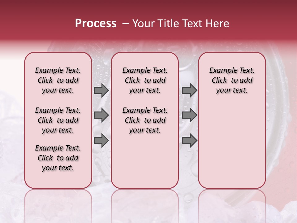 Can White Droplets PowerPoint Template