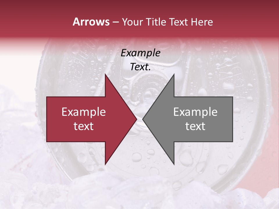 Can White Droplets PowerPoint Template