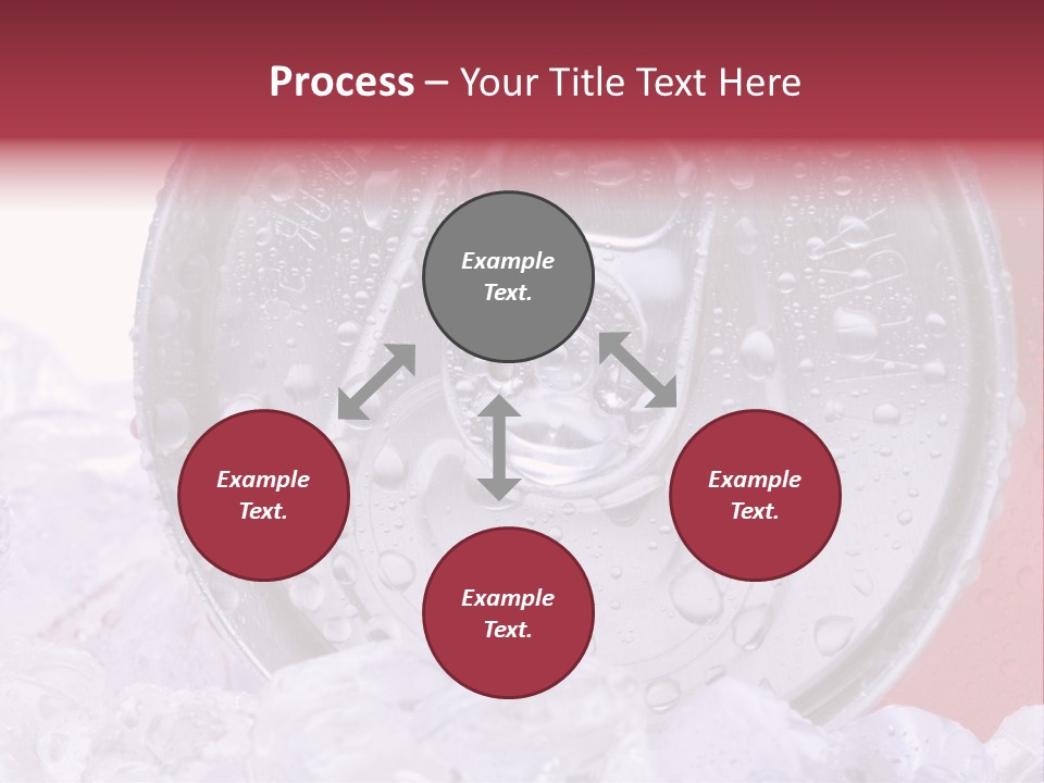 Can White Droplets PowerPoint Template