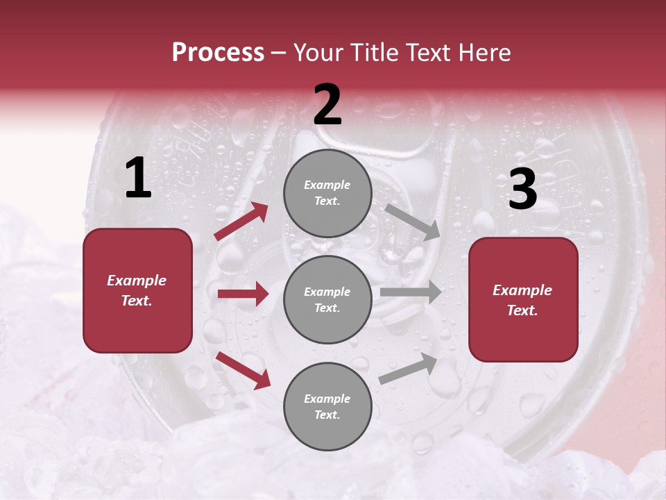 Can White Droplets PowerPoint Template