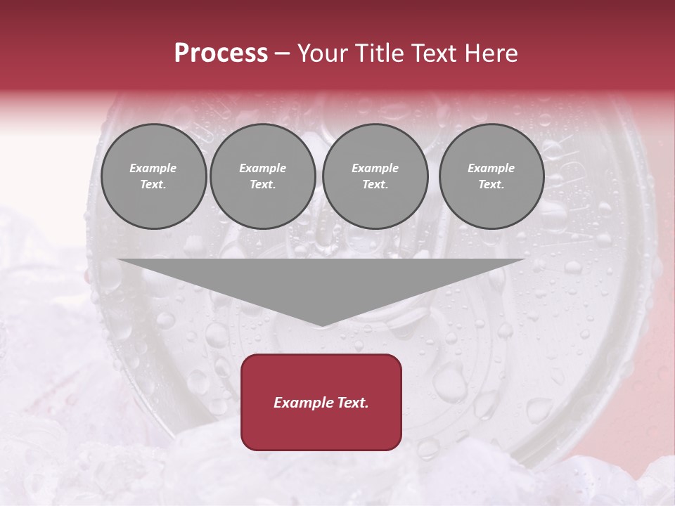 Can White Droplets PowerPoint Template