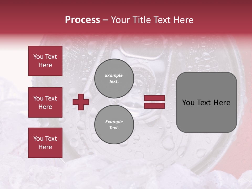 Can White Droplets PowerPoint Template