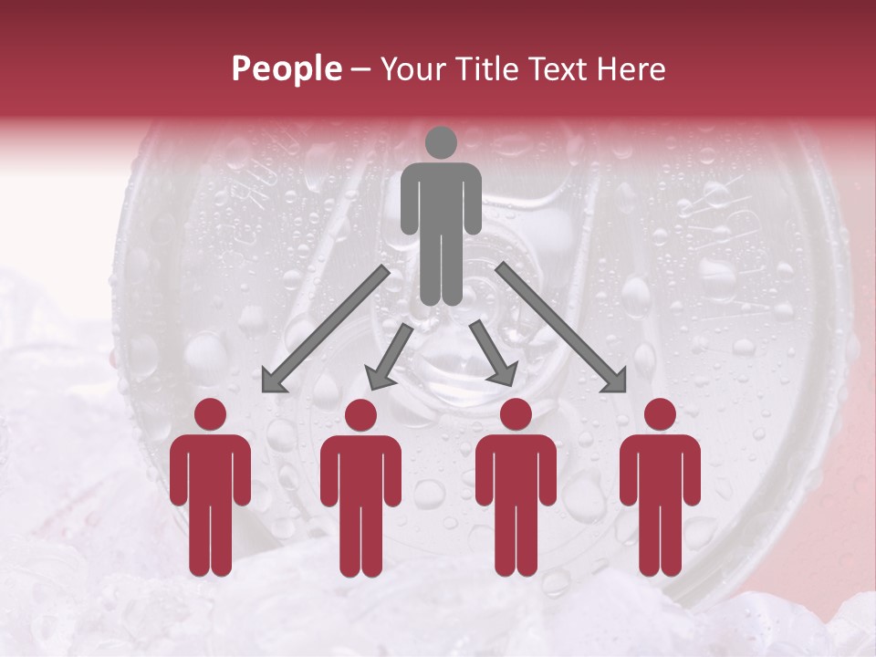 Can White Droplets PowerPoint Template