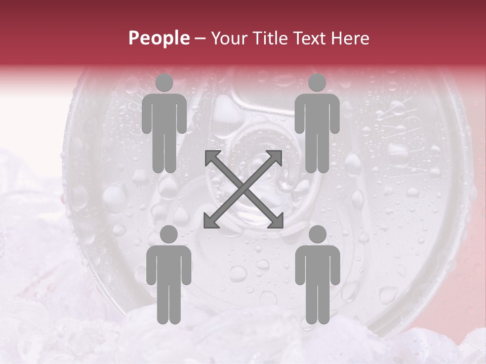 Can White Droplets PowerPoint Template