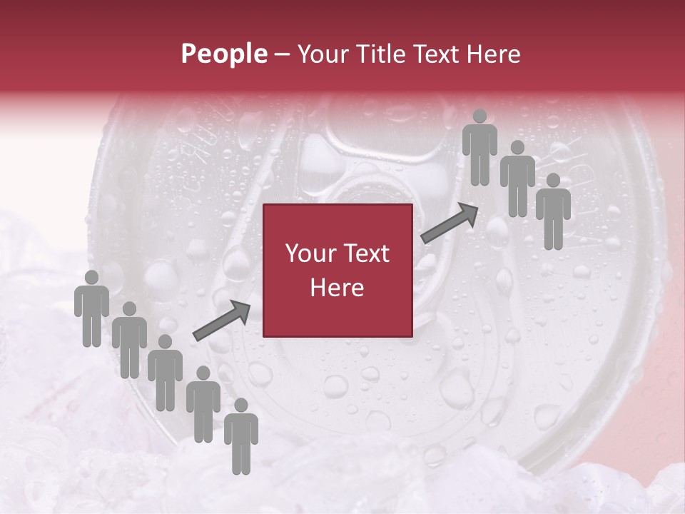 Can White Droplets PowerPoint Template