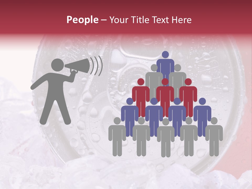 Can White Droplets PowerPoint Template