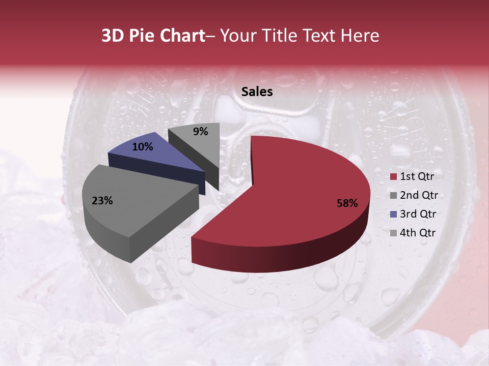 Can White Droplets PowerPoint Template