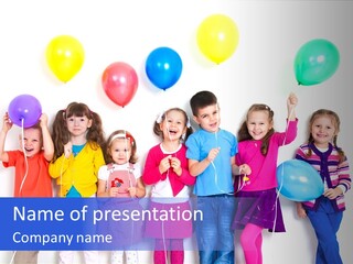 Years Seven Caucasian PowerPoint Template