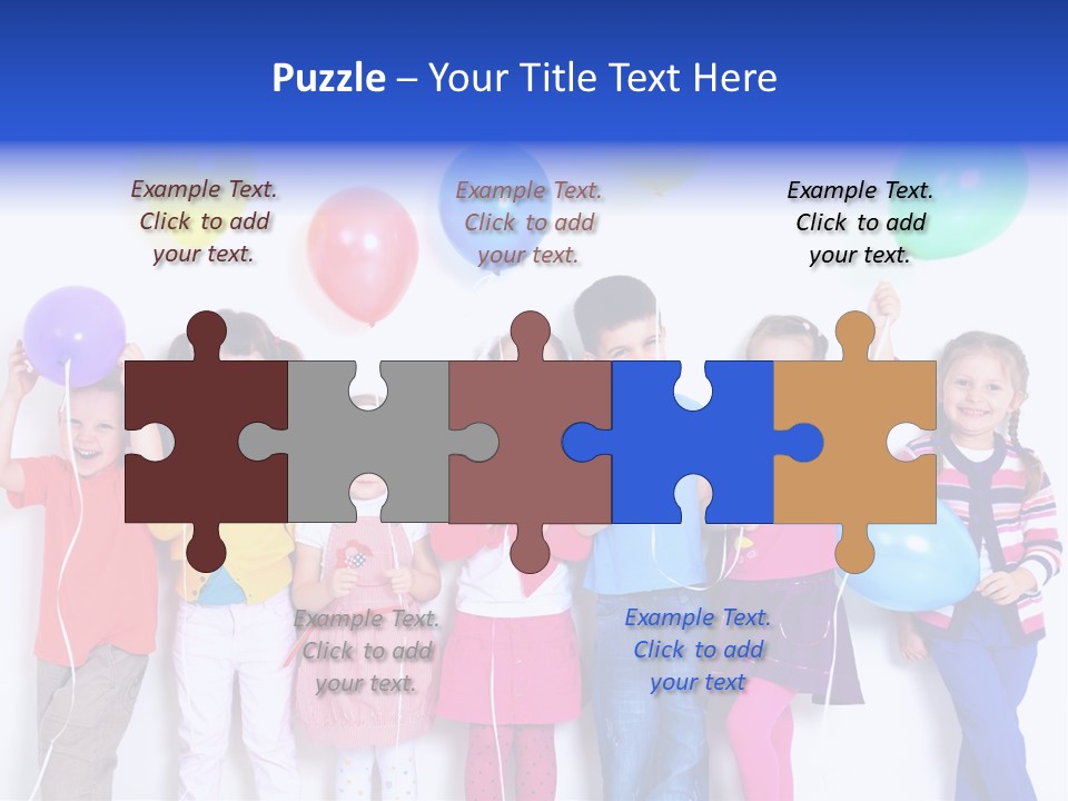 Years Seven Caucasian PowerPoint Template