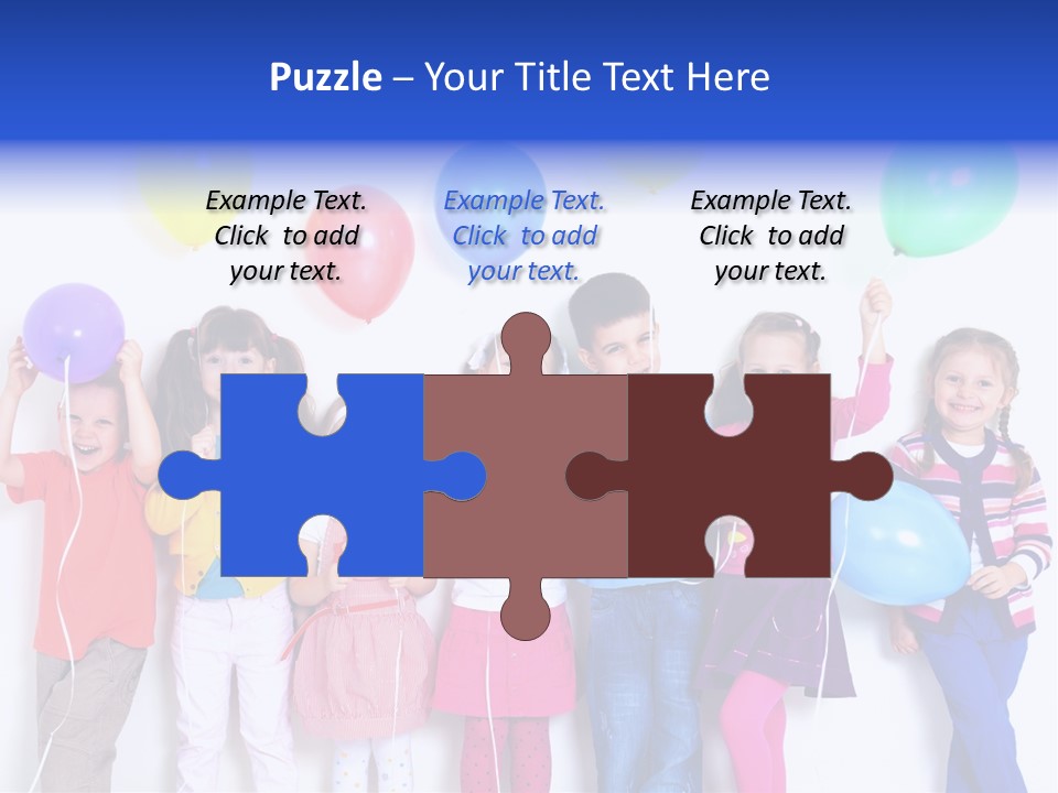 Years Seven Caucasian PowerPoint Template